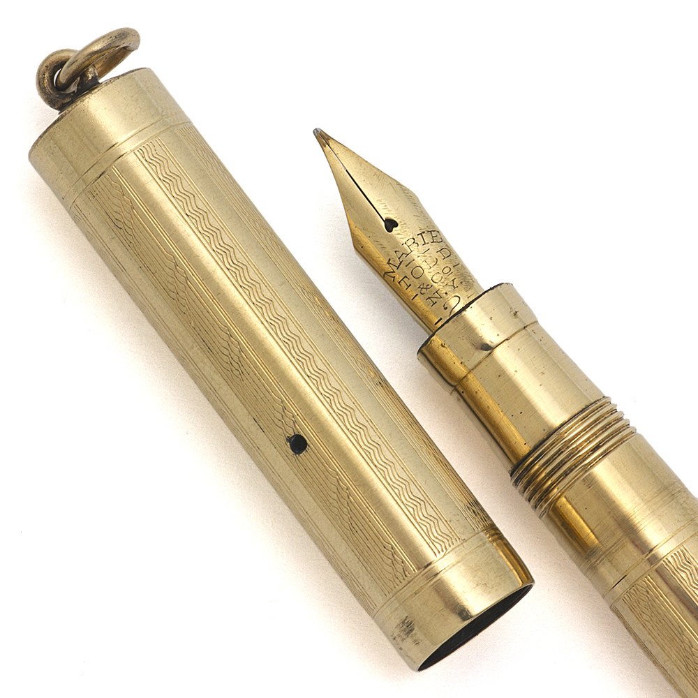 Mabie Todd Swan Self Filling Pen 14Kゴールド Mabie Todd (USA) Swan Ring-Top Fountain Pen (1920s/30s